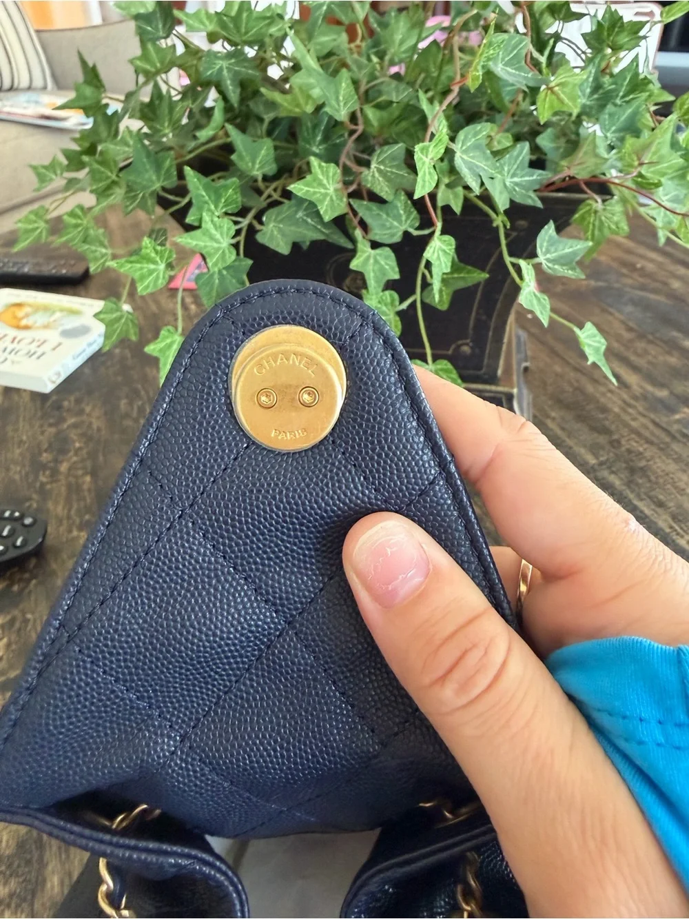 CHANEL classic navy